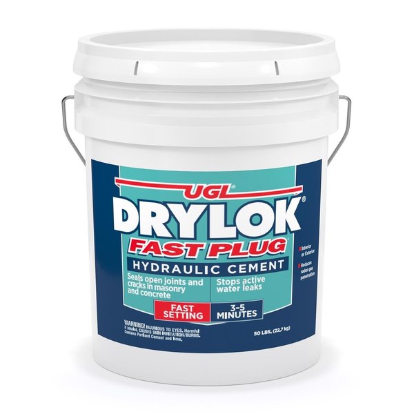 Drylok Fast Plug Hydraulic Cement 50 lb 00930